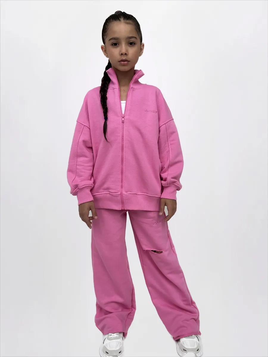 Толстовка ROOMY ESSENCE STREEThd/pink - фото 8