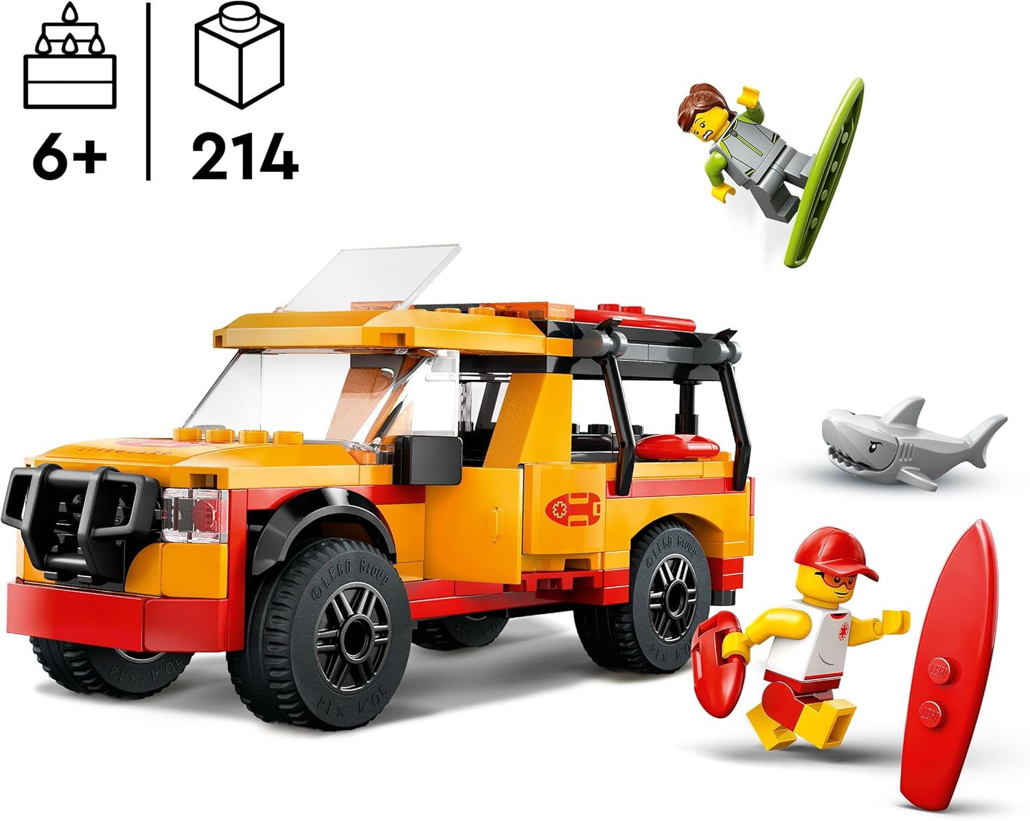 Конструктор LEGO City Пляжная спасательная машина 214 дет. - фото 2