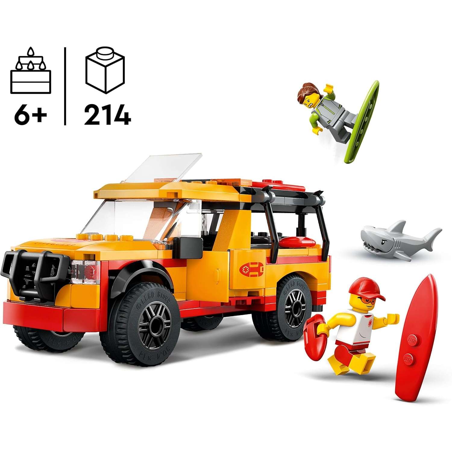 Конструктор LEGO City Пляжная спасательная машина блочный - фото 2