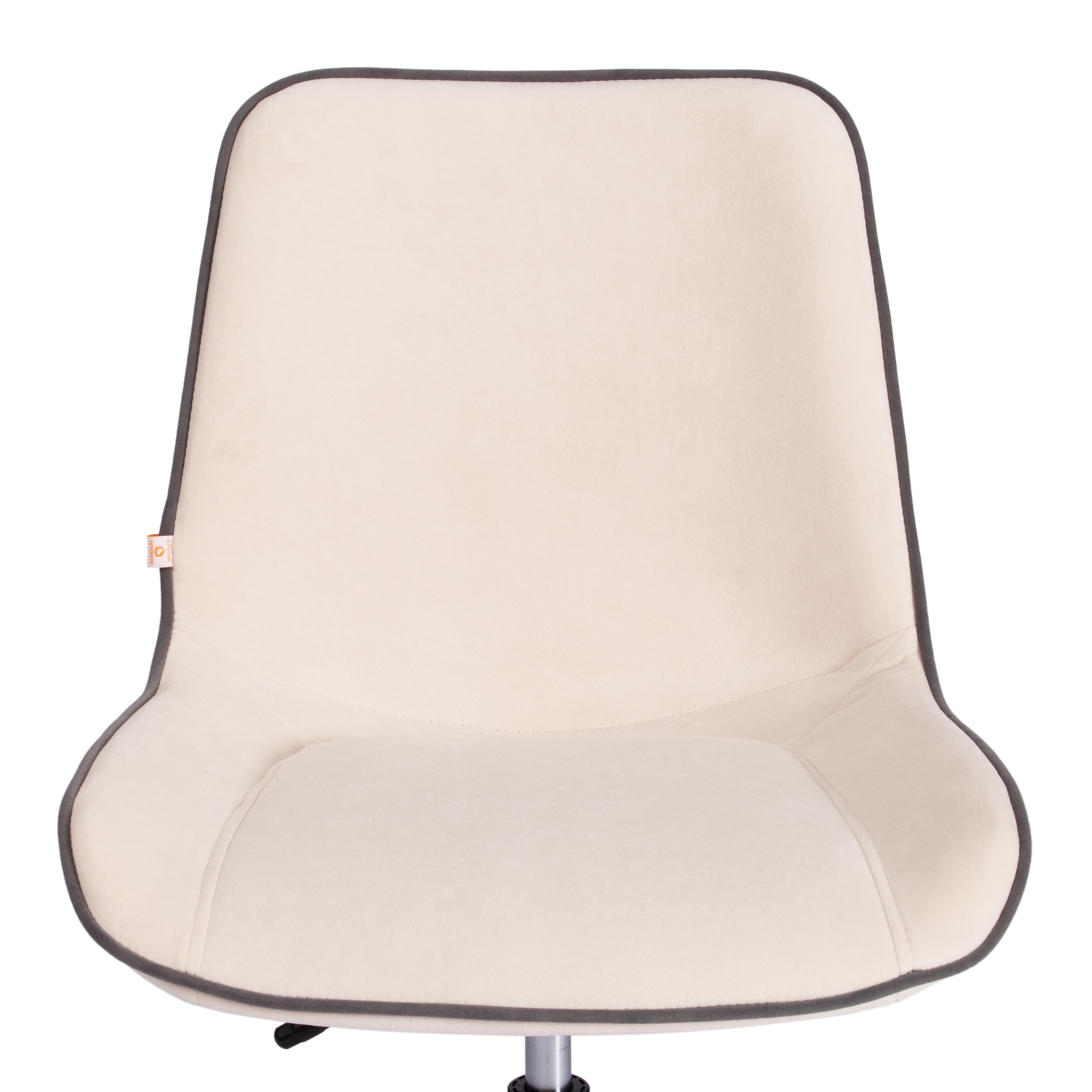 Компьютерное кресло TETCHAIR флок молочный - фото 10