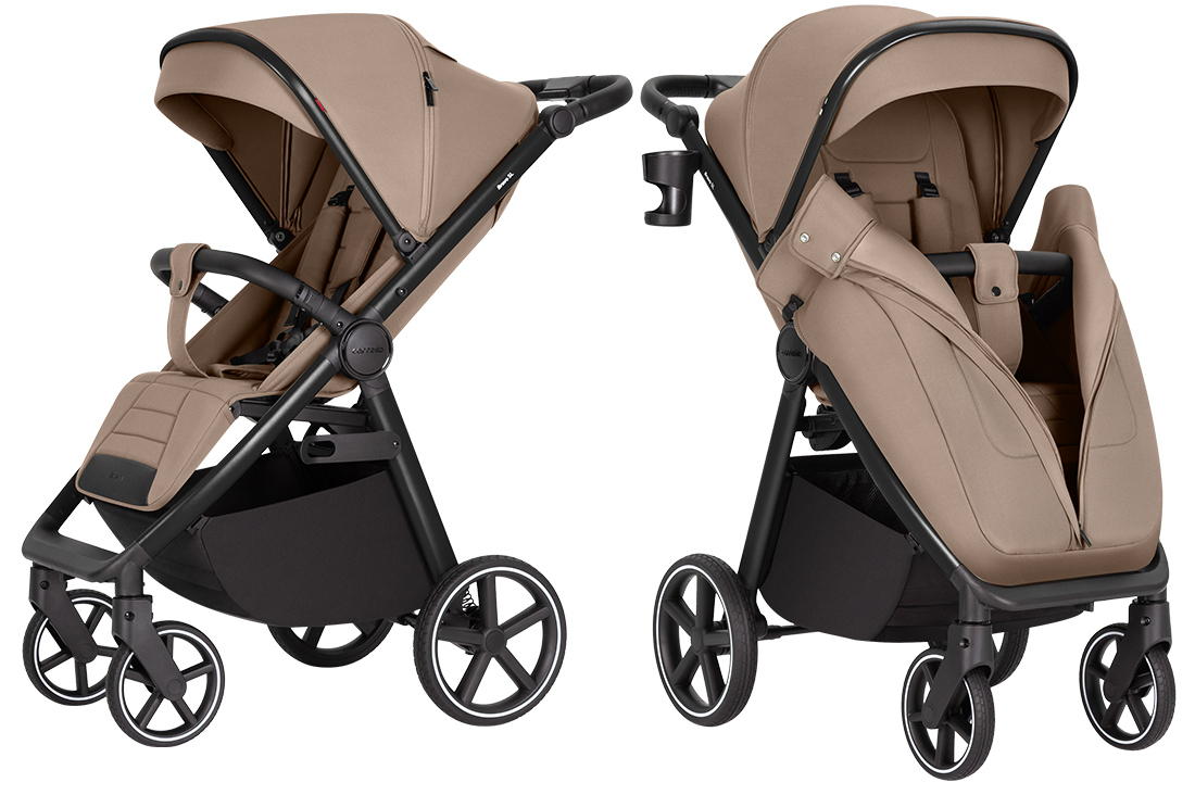 Коляска прогулочная Carrello Bravo SL Black Frame CRL-5520 бежевый - фото 1