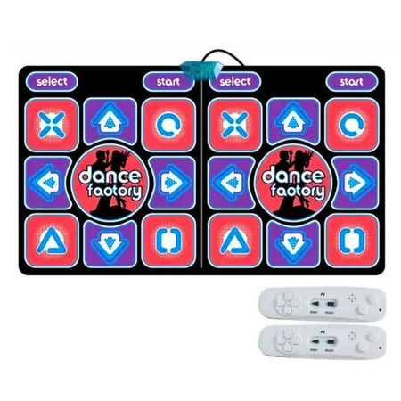 Интерактивная игрушка MagicStyle музыкальный танцевальный игровой коврик для ПК и ТВ 32 бита провод USB для двоих