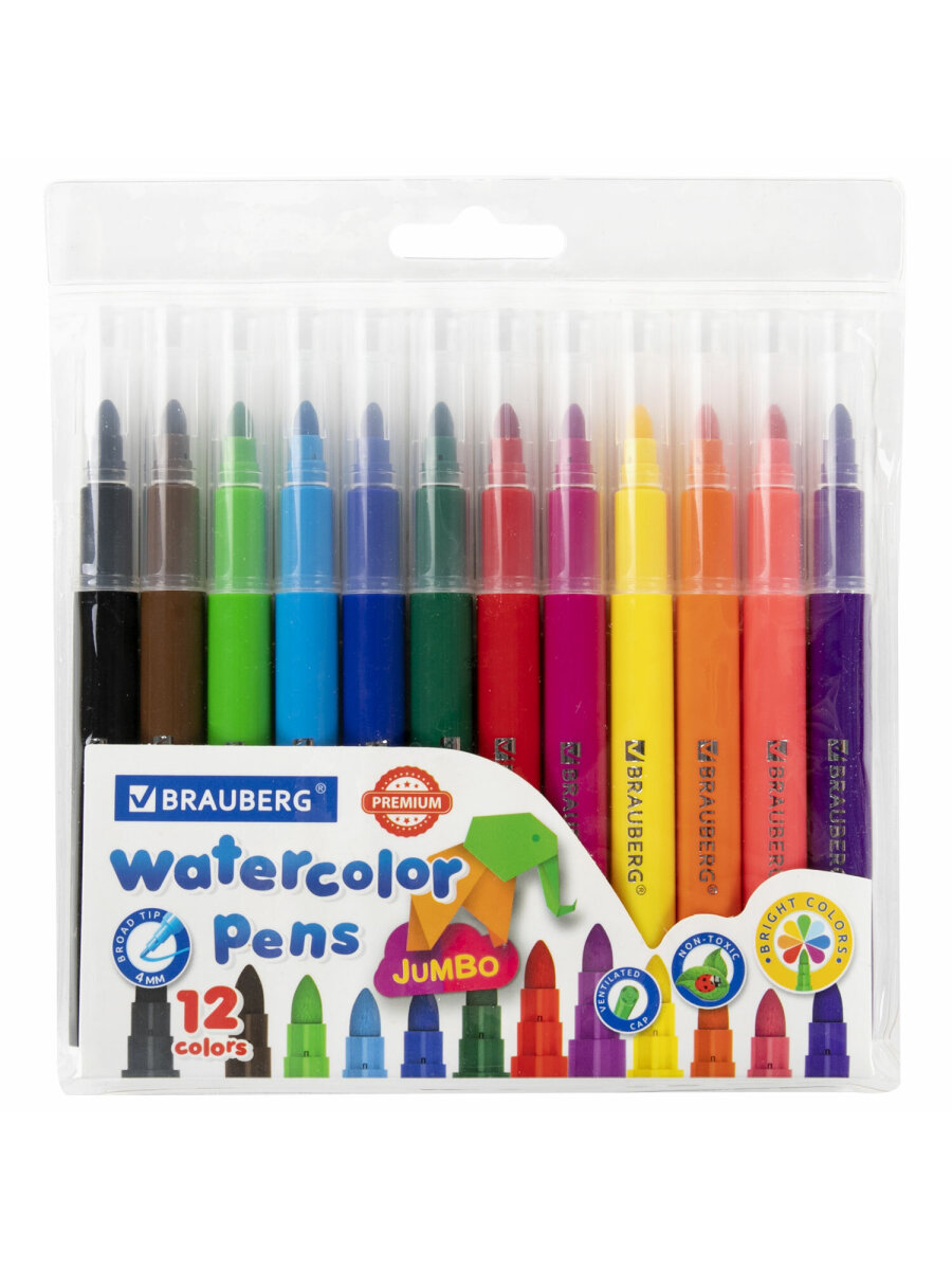 Фломастеры Brauberg 12 цв. - фото 6