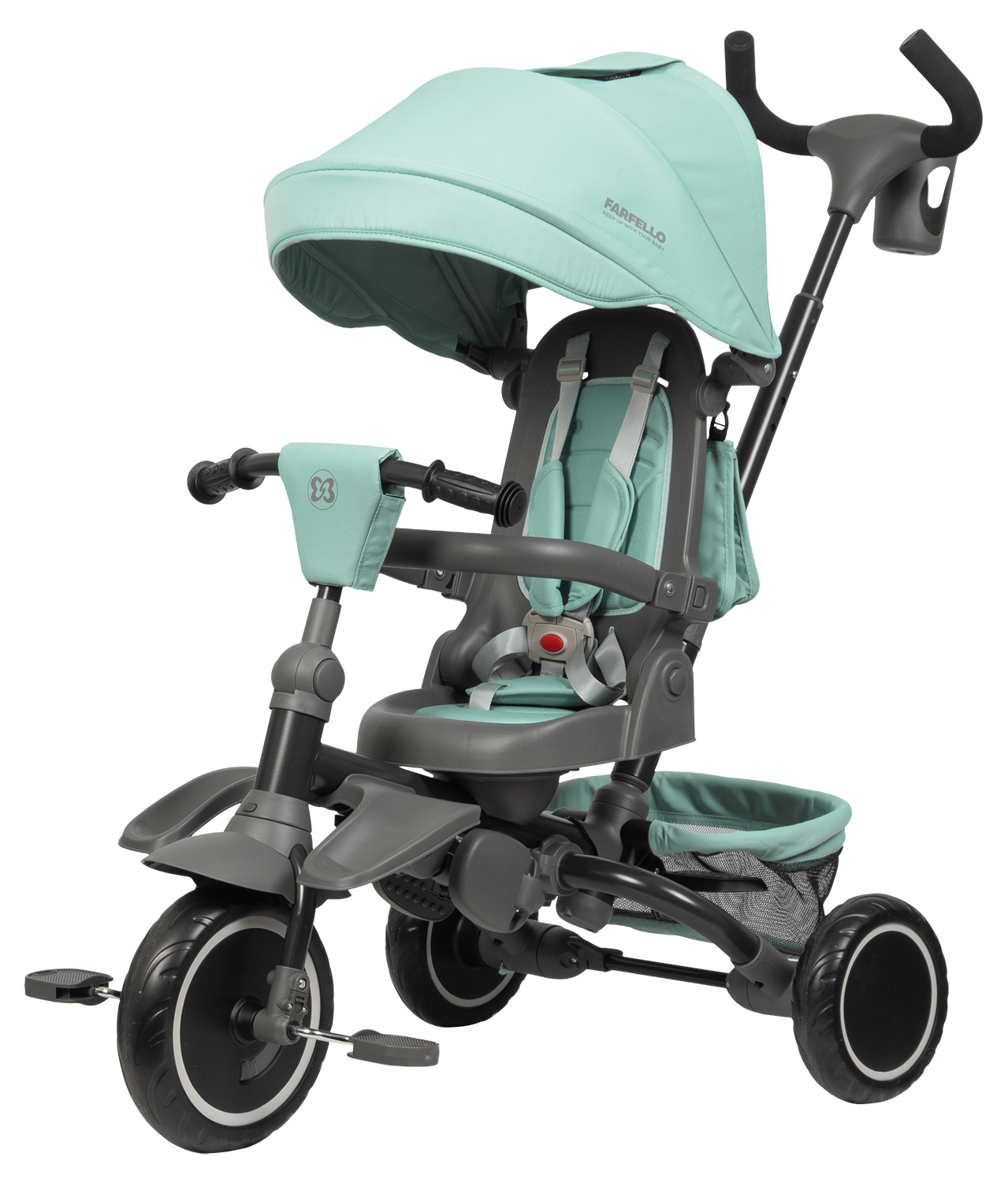 Трехколесный велосипед Farfello 10 дюймов - фото 5