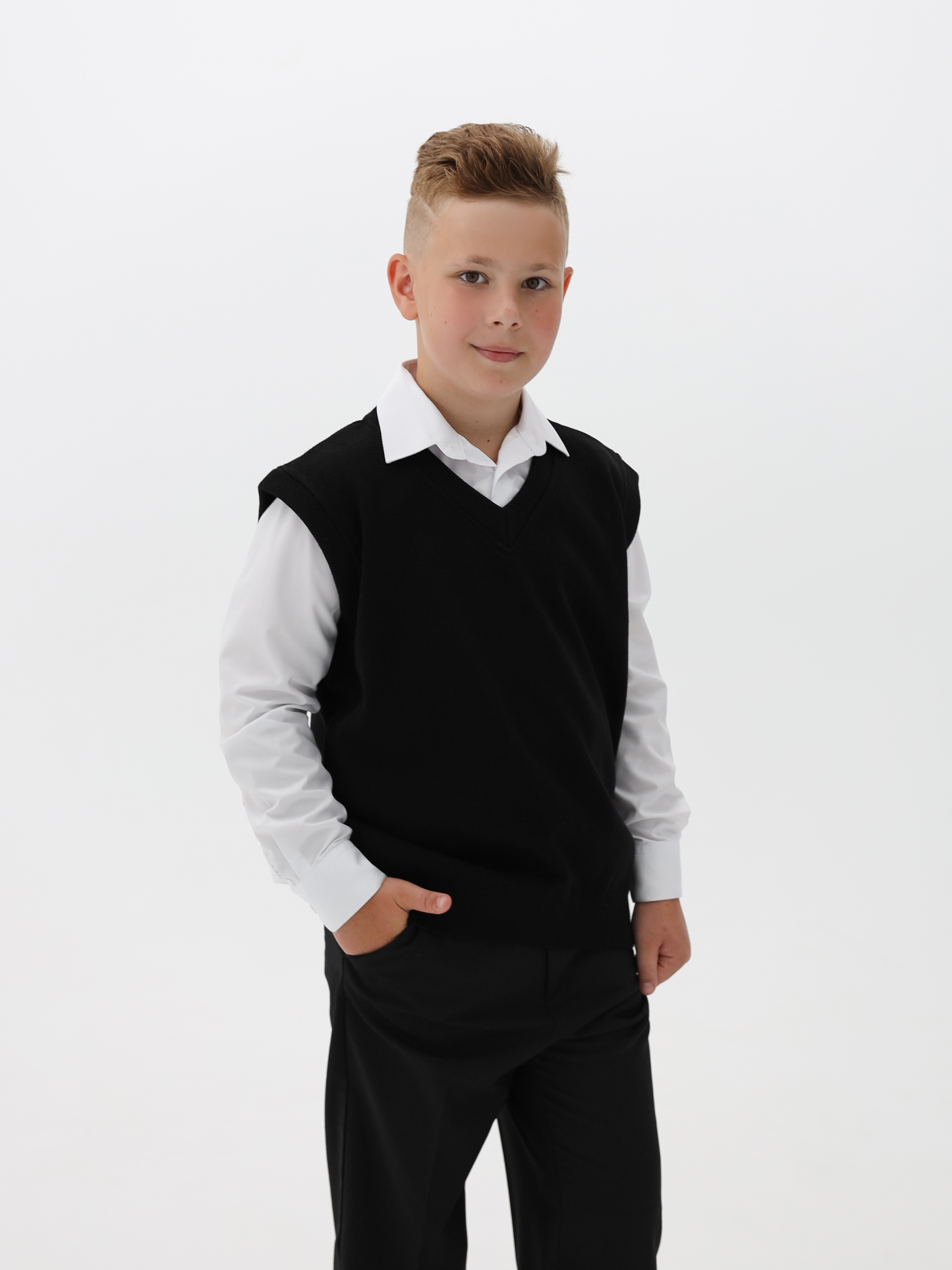 Жилет DECADE 53053BLK - фото 9