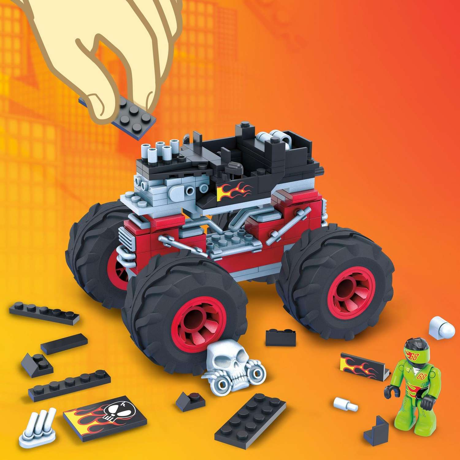 Конструктор Mega Construx Hot Wheels Монстр-трак в ассортименте - фото 25