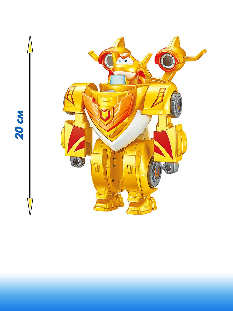 Фигурка Super Wings Машина трансформер+Голден Бой - фото 4