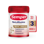 Смесь Semper NutraMaxima Exclusive 3 800г с 12 месяцев