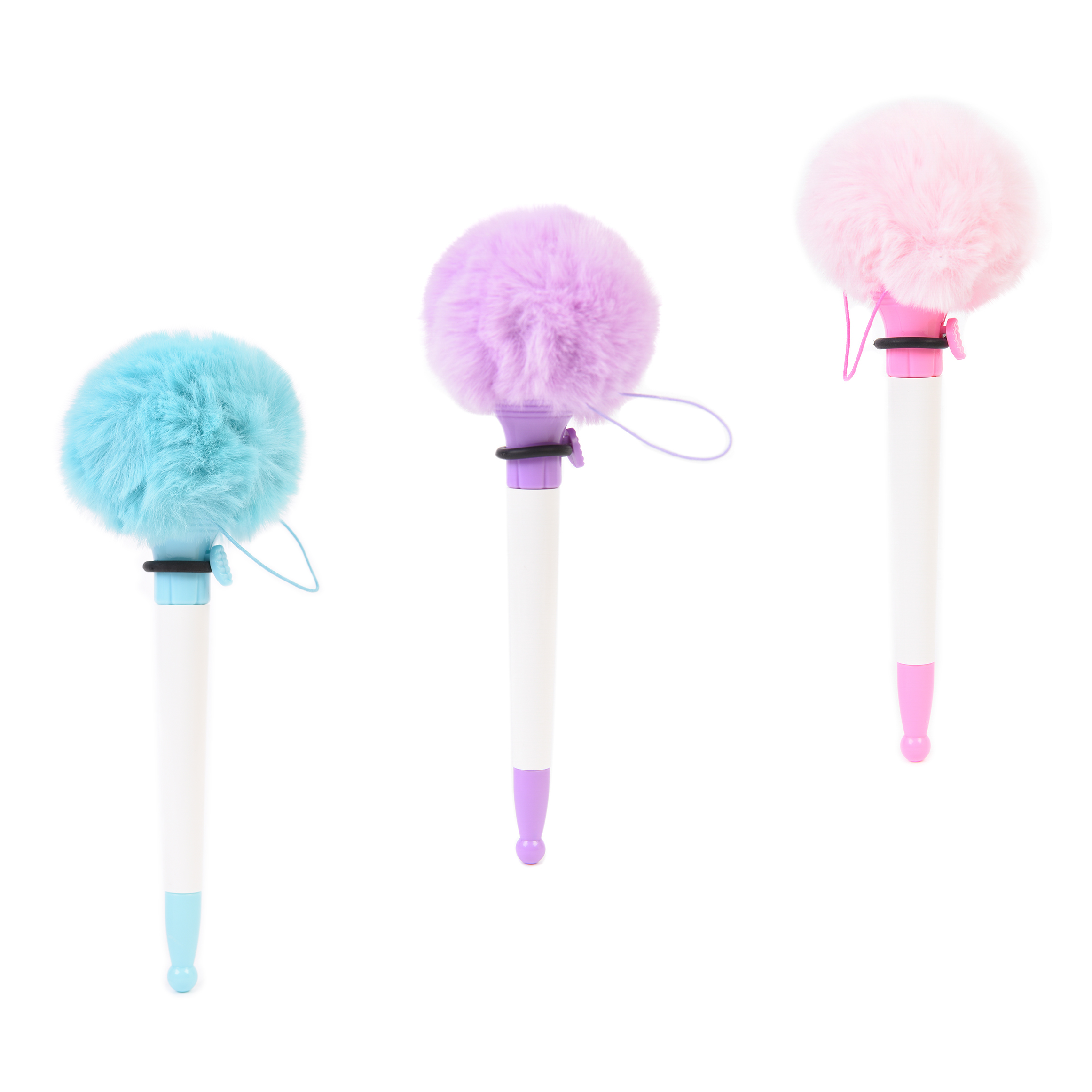 Изображение товара Ручка шариковая Erhaft с пушистым помпоном в ассортименте