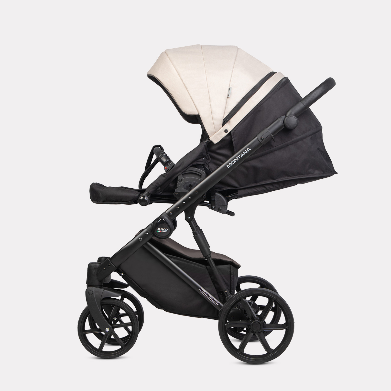 Коляска 3в1 Riko Basic Montana Plus коричневый - фото 8