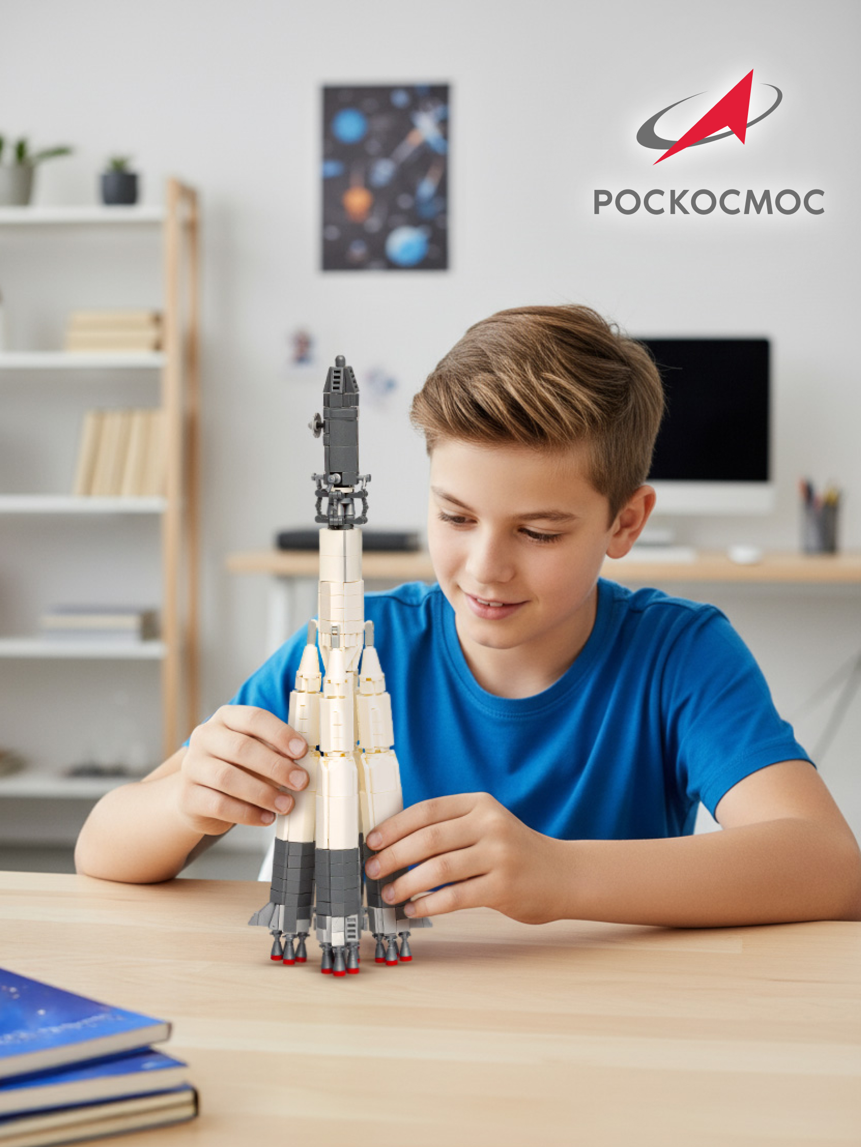 Конструктор Роскосмос Ракета-носитель Восток 785 дет. - фото 10