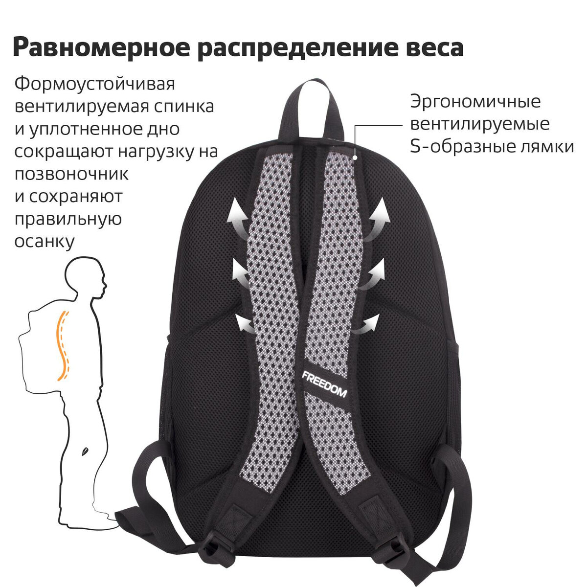 Рюкзак Brauberg Fashion city Eagle - фото 4