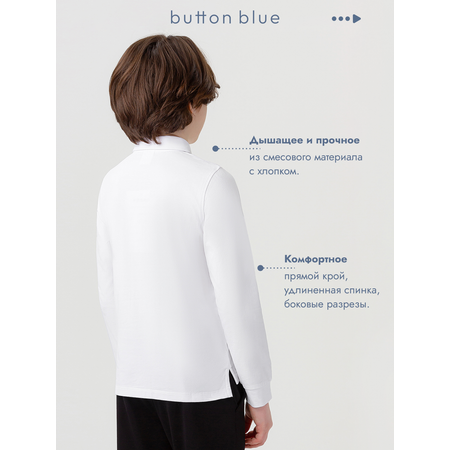 Поло BUTTON BLUE