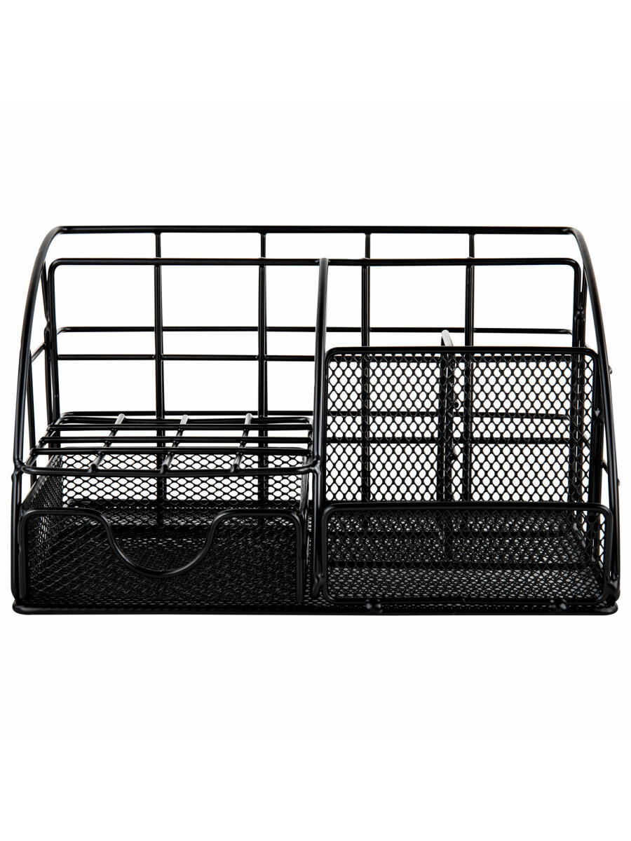 Органайзер для косметики и канцелярии MONTE VITA металлический настольный 5 секций - фото 4