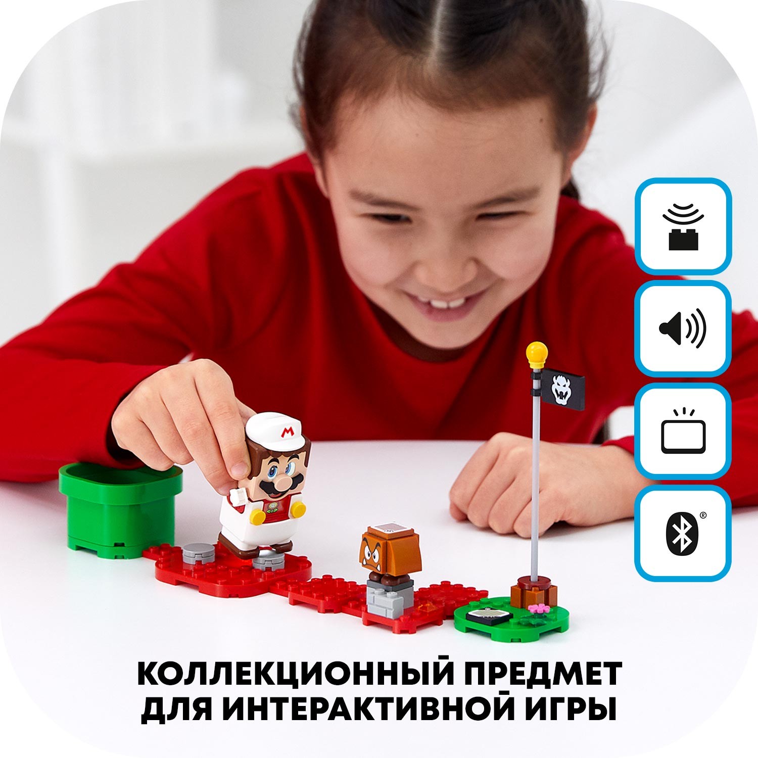 Конструктор LEGO Super Mario Марио-пожарный - фото 6