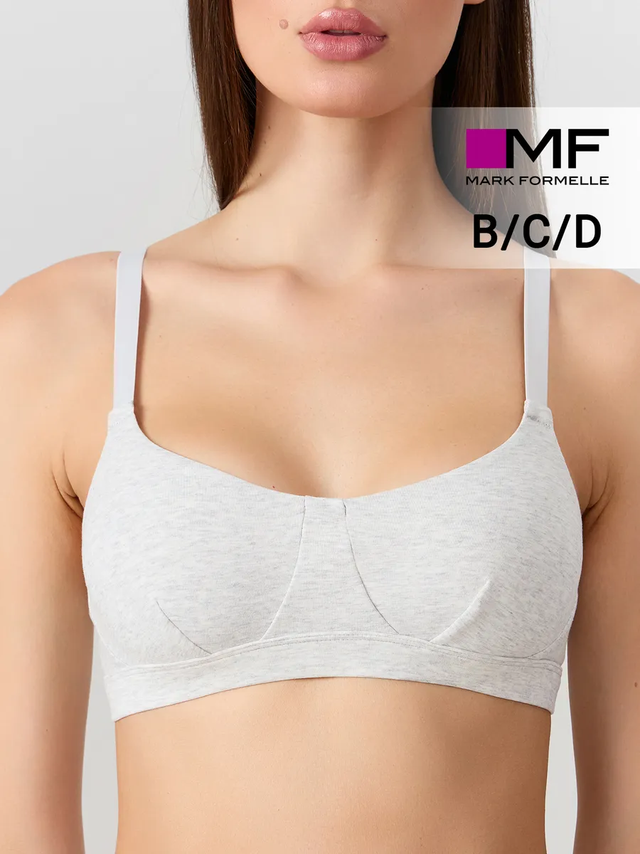 Бюстгальтер Mark Formelle (Марк Формэль) 512519/серый меланж 4306-А - фото 2