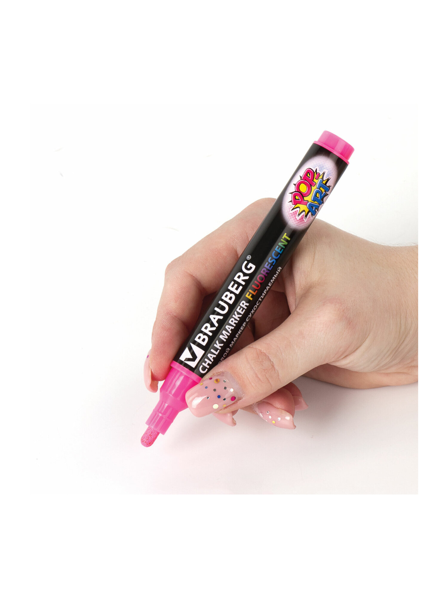 Маркеры Brauberg меловые 1 шт. - фото 14