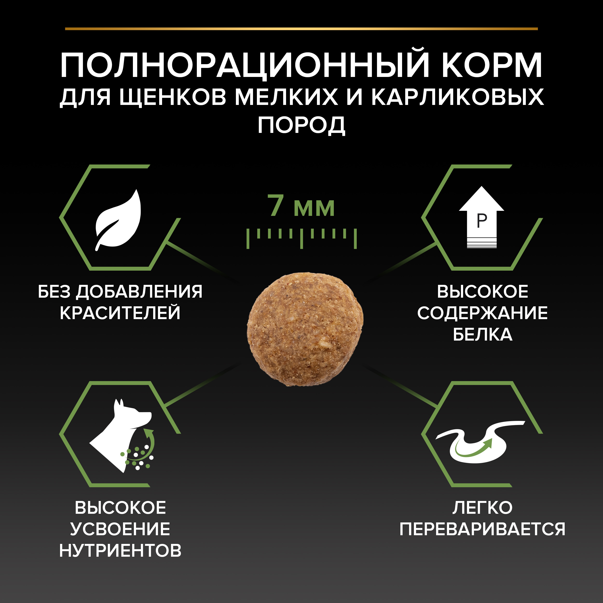 Корм для щенков PRO PLAN мелких и миниатюрных пород с комплексом Optistar курица с рисом 7кг - фото 14
