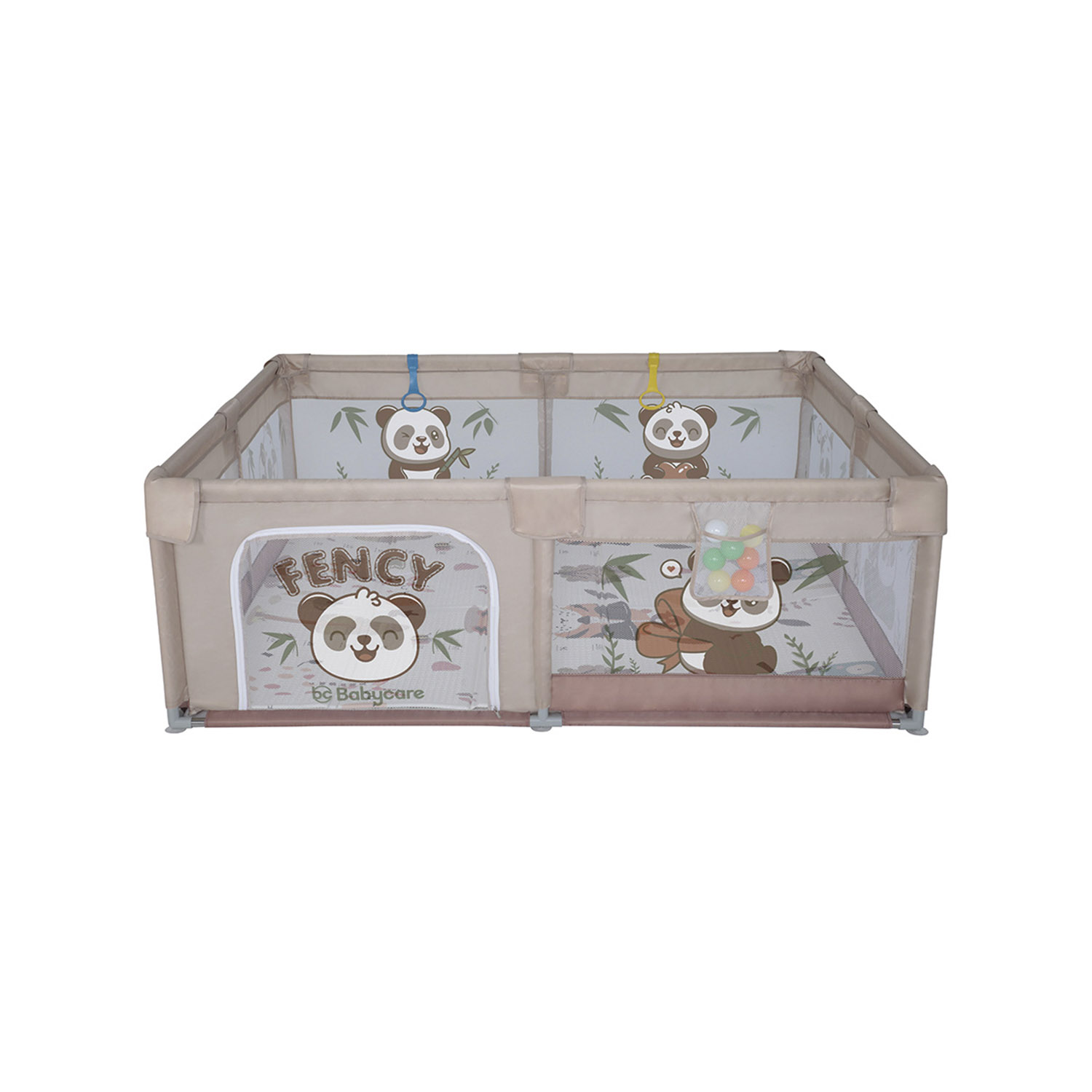 Манеж BabyCare Fancy 120х160 YP01 бежево коричневый - фото 4