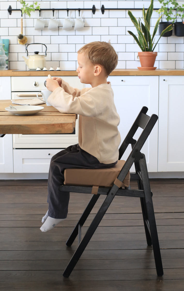 Подушка, бустер TSARDANY mokko коричневый на стульчик для кормления 1 предм. - фото 1