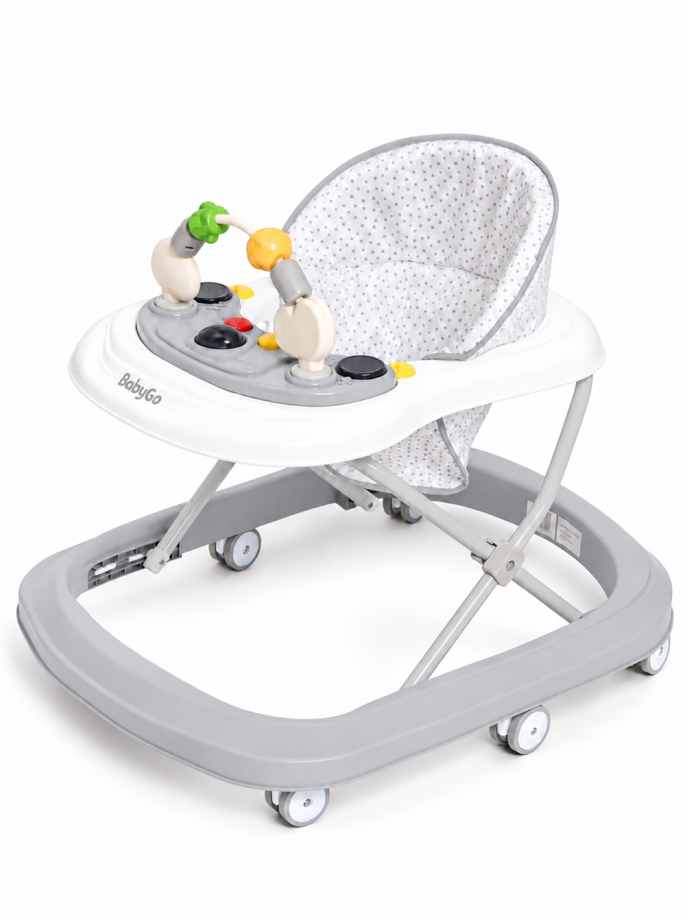 Ходунки BabyGo Simple серый - фото 1