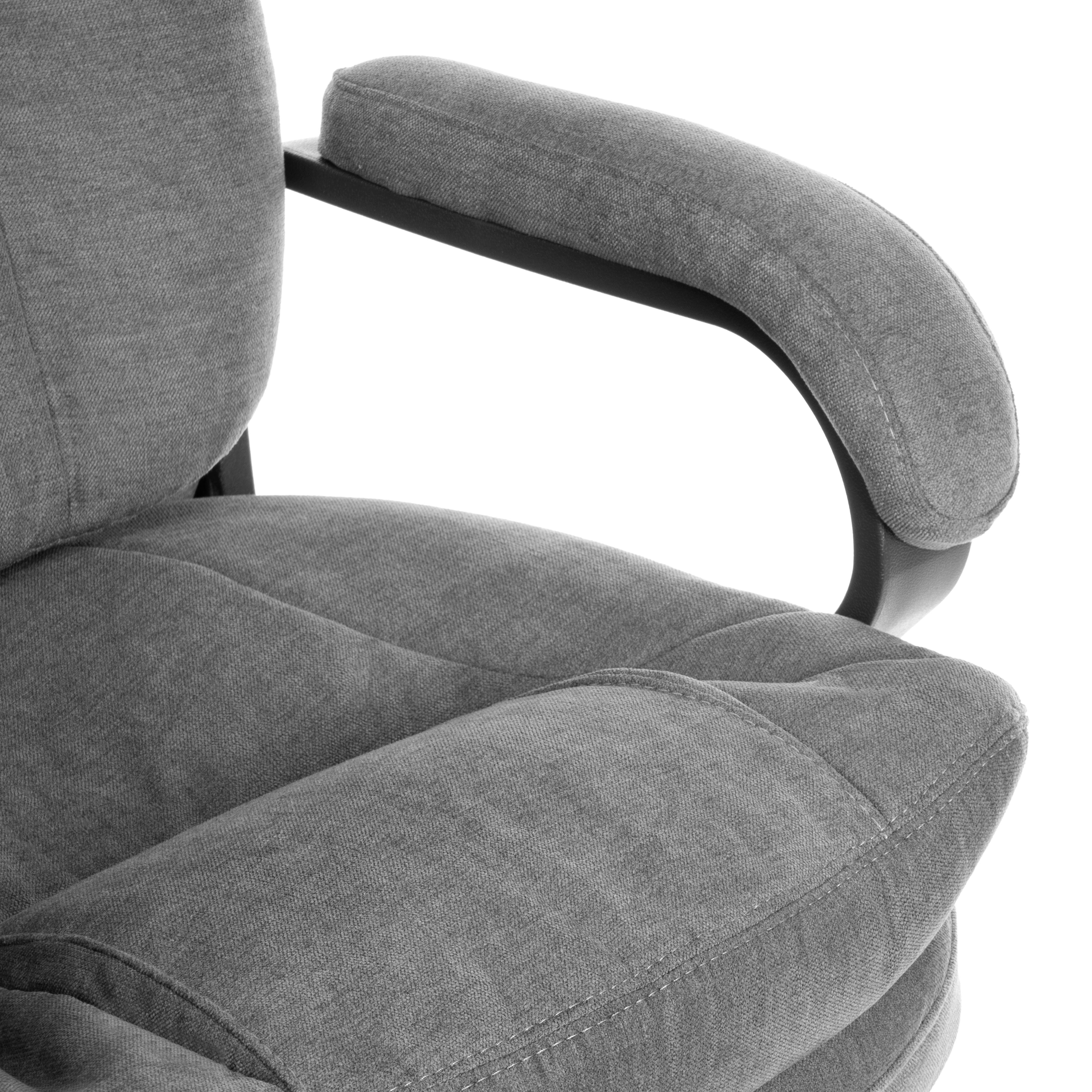 Компьютерное кресло TETCHAIR COMFORT metalBL ткань серый - фото 10