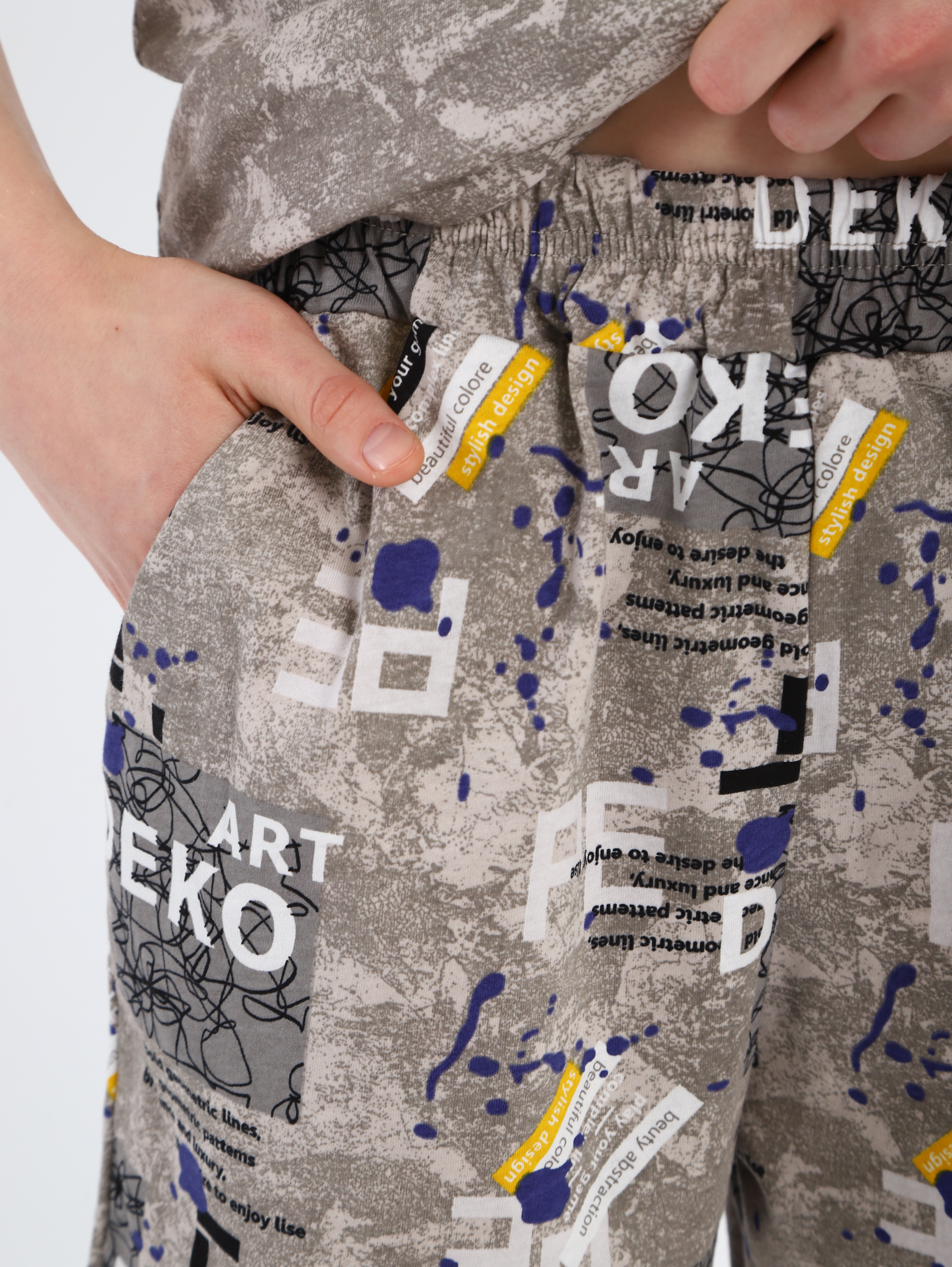 Костюм ЛАДОШКИ Комплект Андрей светло-серый - фото 15