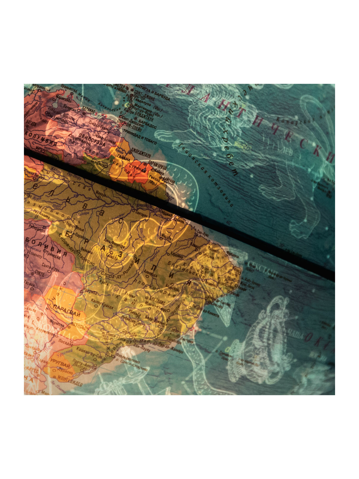 Глобус Globen интерактивный политический звездного неба с подсветкой и VR очками 25 см - фото 26