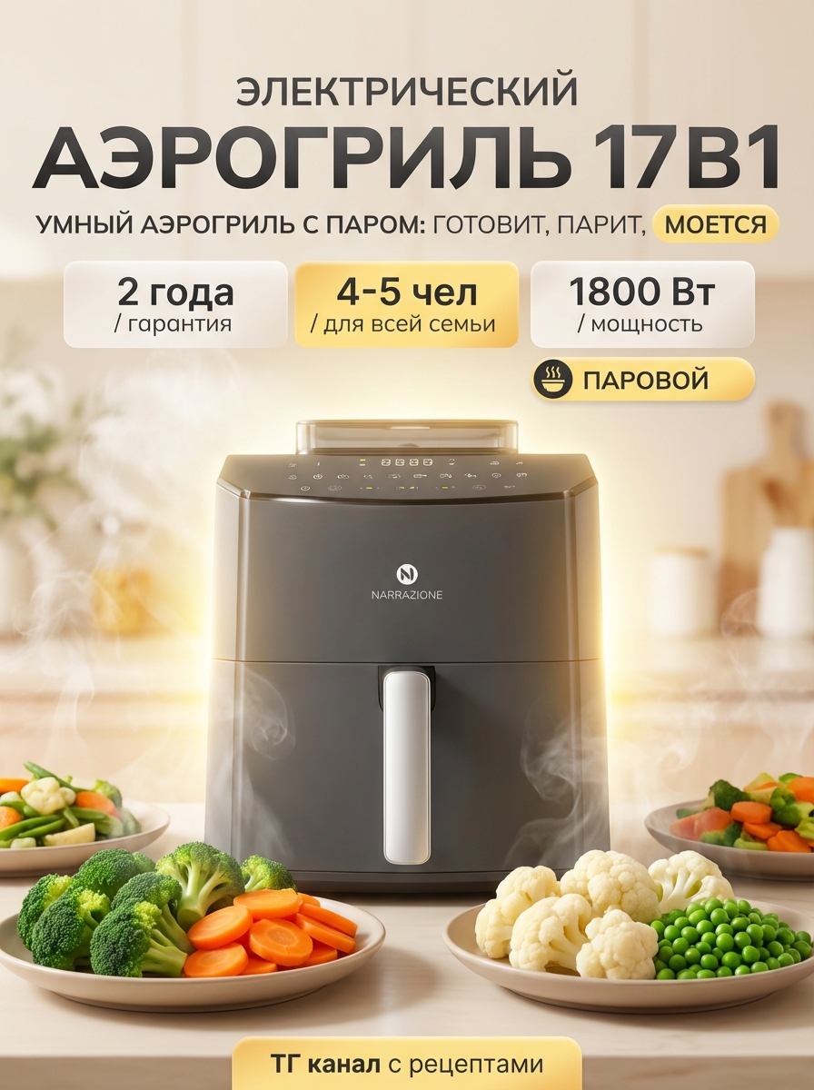 Аэрогриль NARRAZIONE ST-ZE7203 7л - фото 1