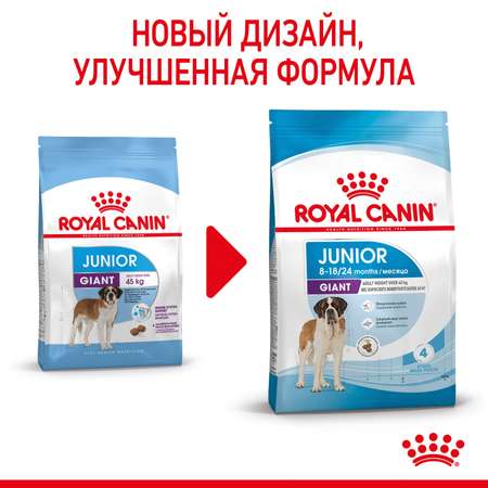 Корм для щенков ROYAL CANIN Junior гигантских пород 3.5кг