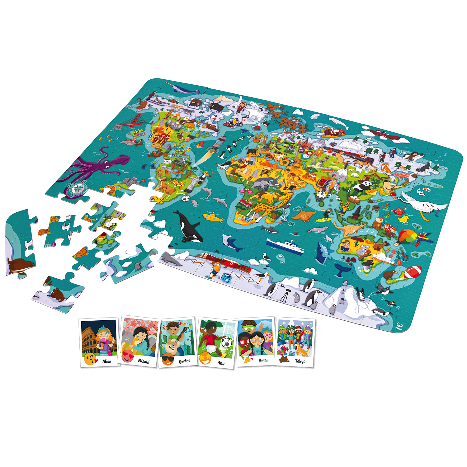 Настольная игра Hape Пазл - фото 2