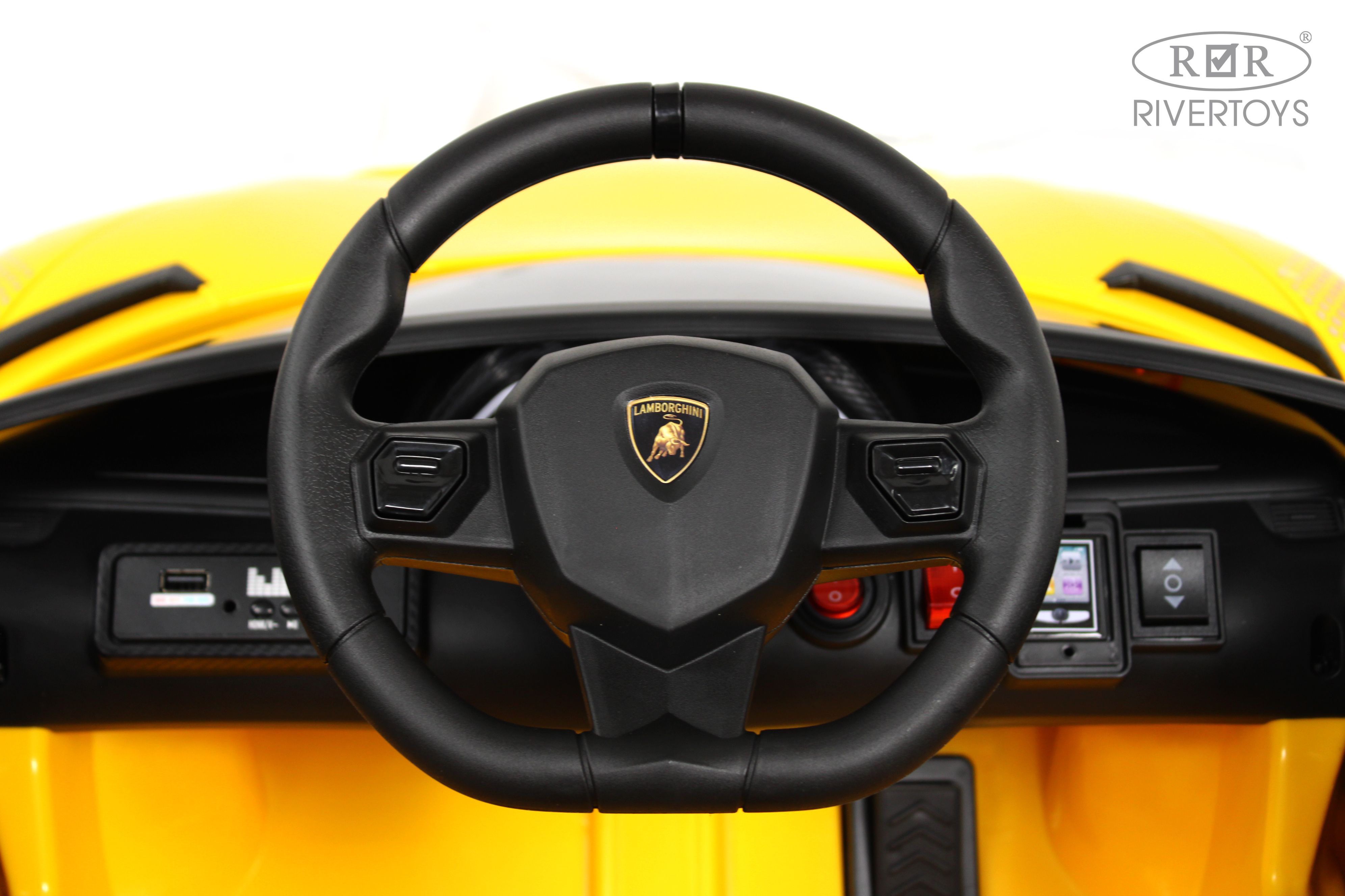 Электромобиль RIVERTOYS K888PX-YELLOW С пультом ДУ - фото 16
