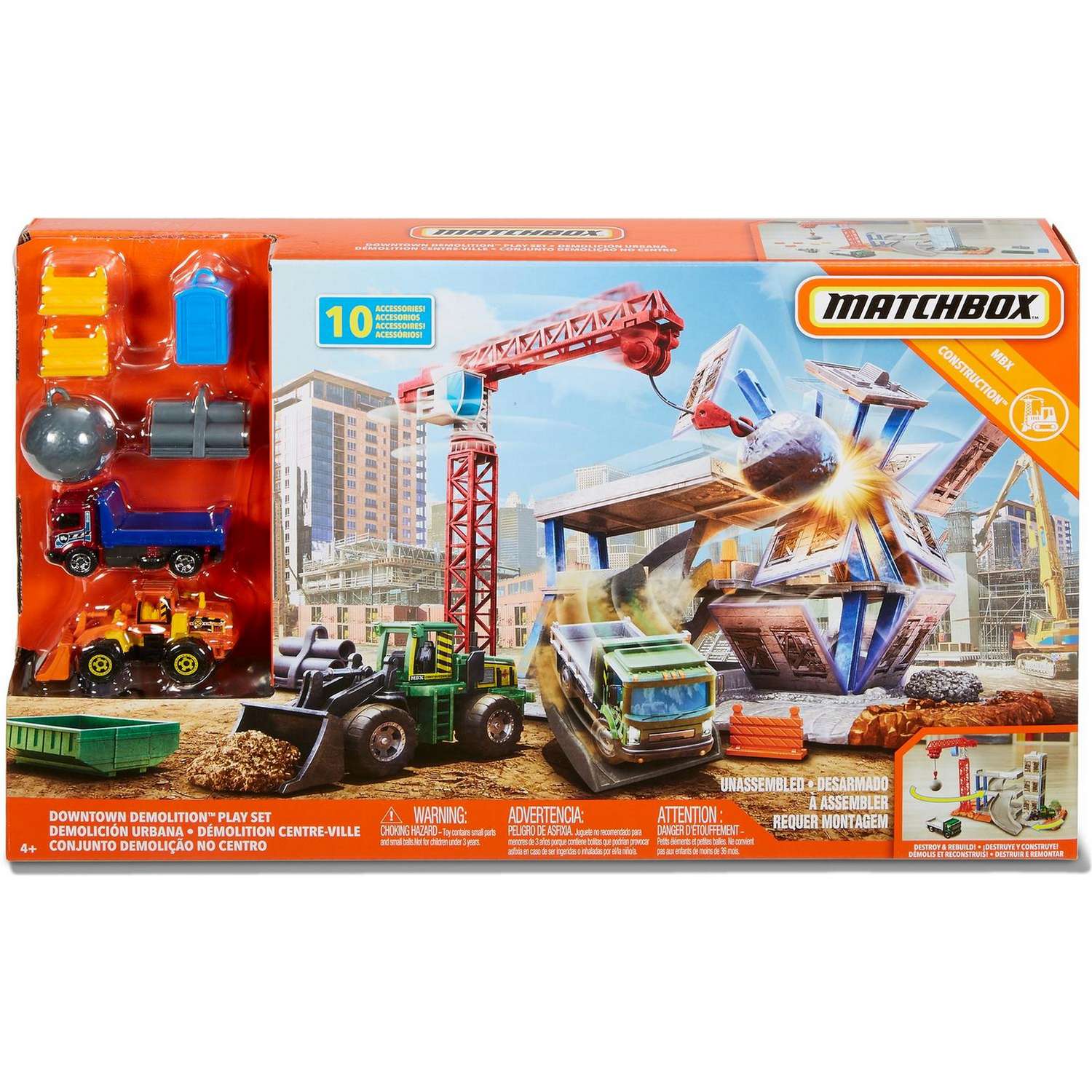 Конструктор Matchbox Снос здания - фото 9
