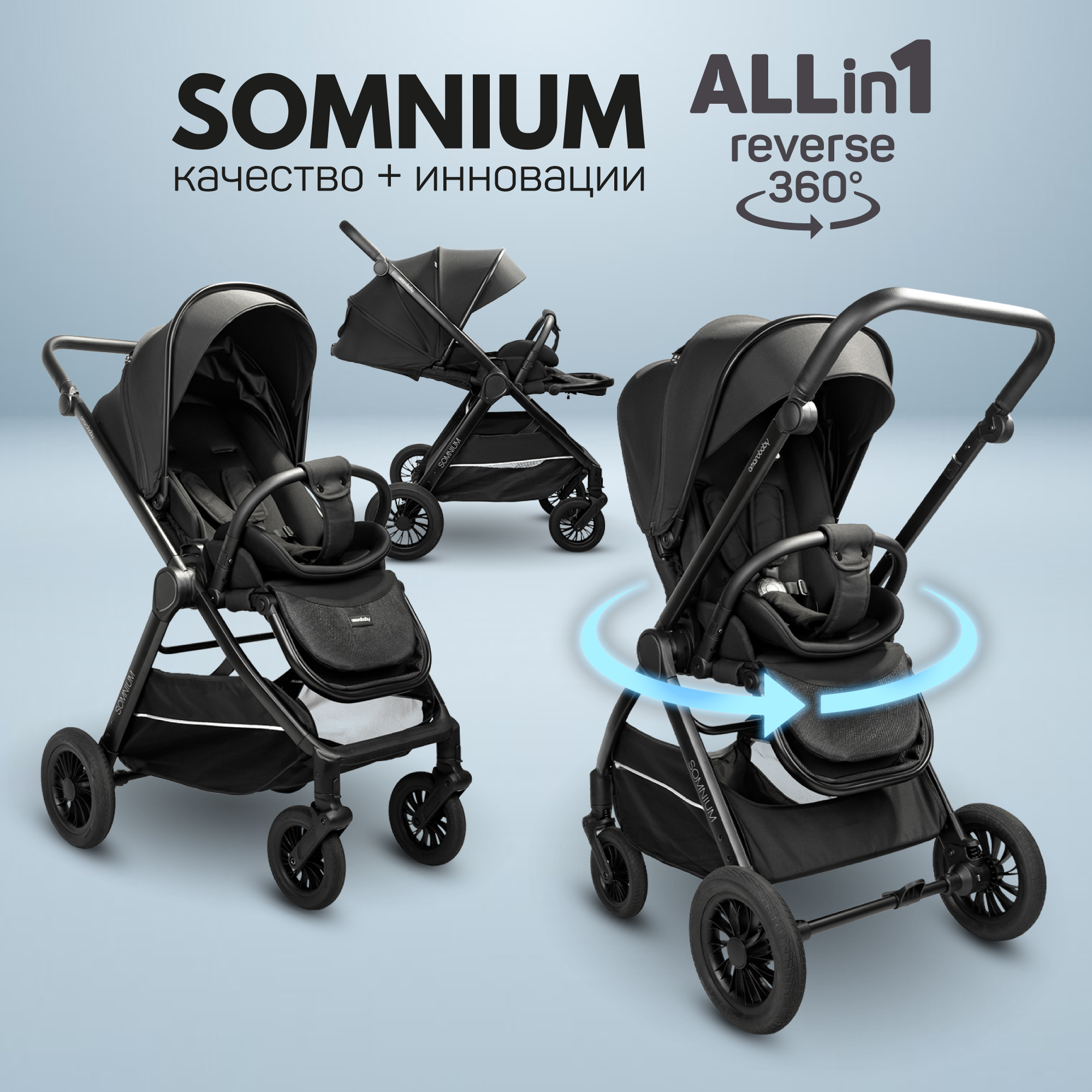 Коляска прогулочная Amarobaby Somnium - фото 1