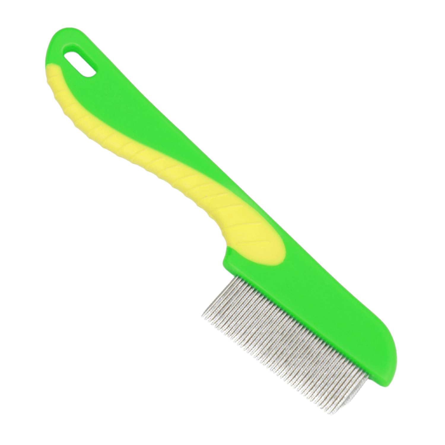 Расческа для шерсти Пижон 15.6*3.6см короткие зубья - фото 2