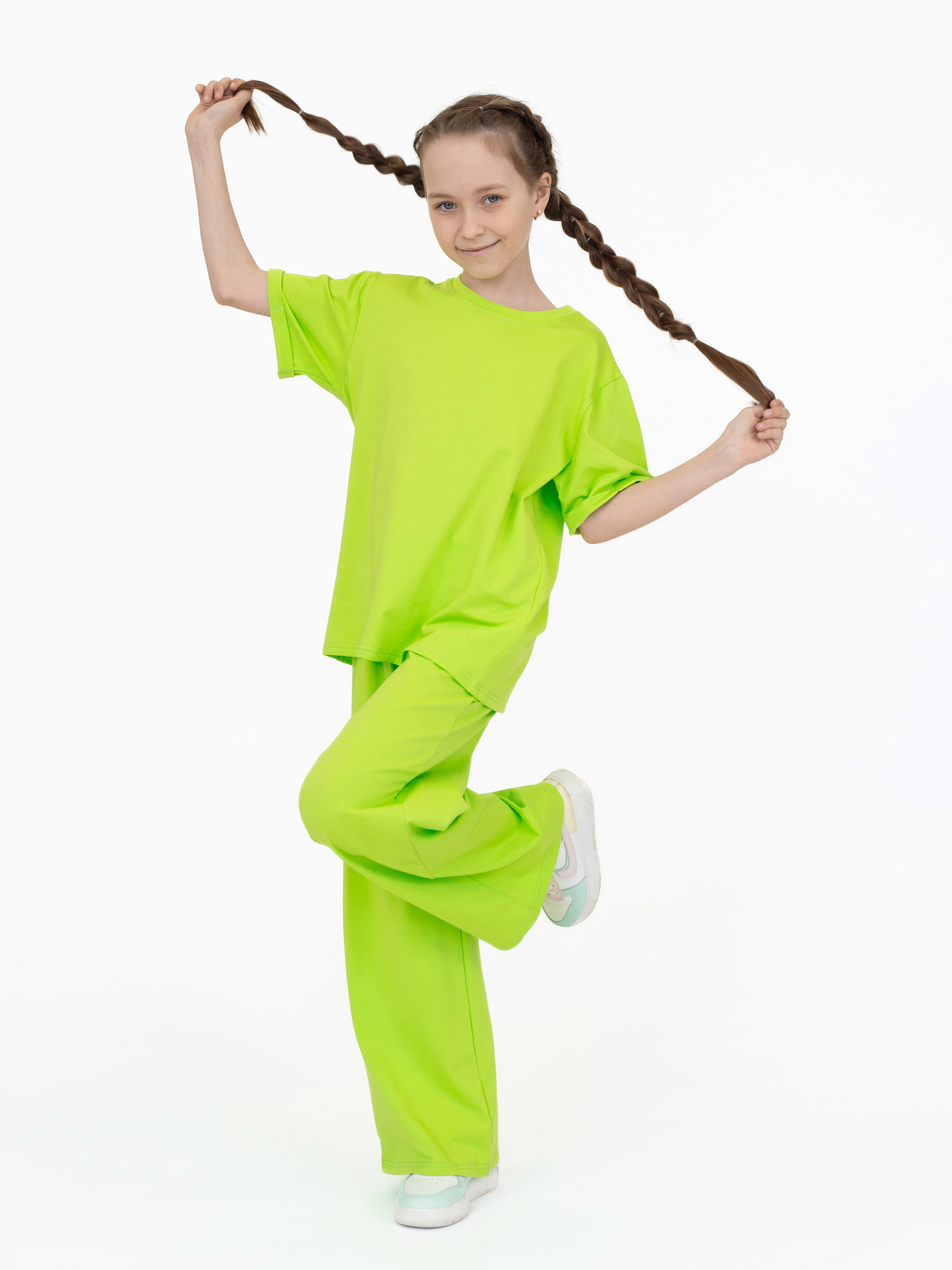 Футболка и брюки ULTRA 7060-Ул салат - фото 18