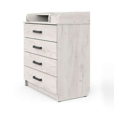 Пеленальный комод aton baby furniture Marvin дуб крафт белый