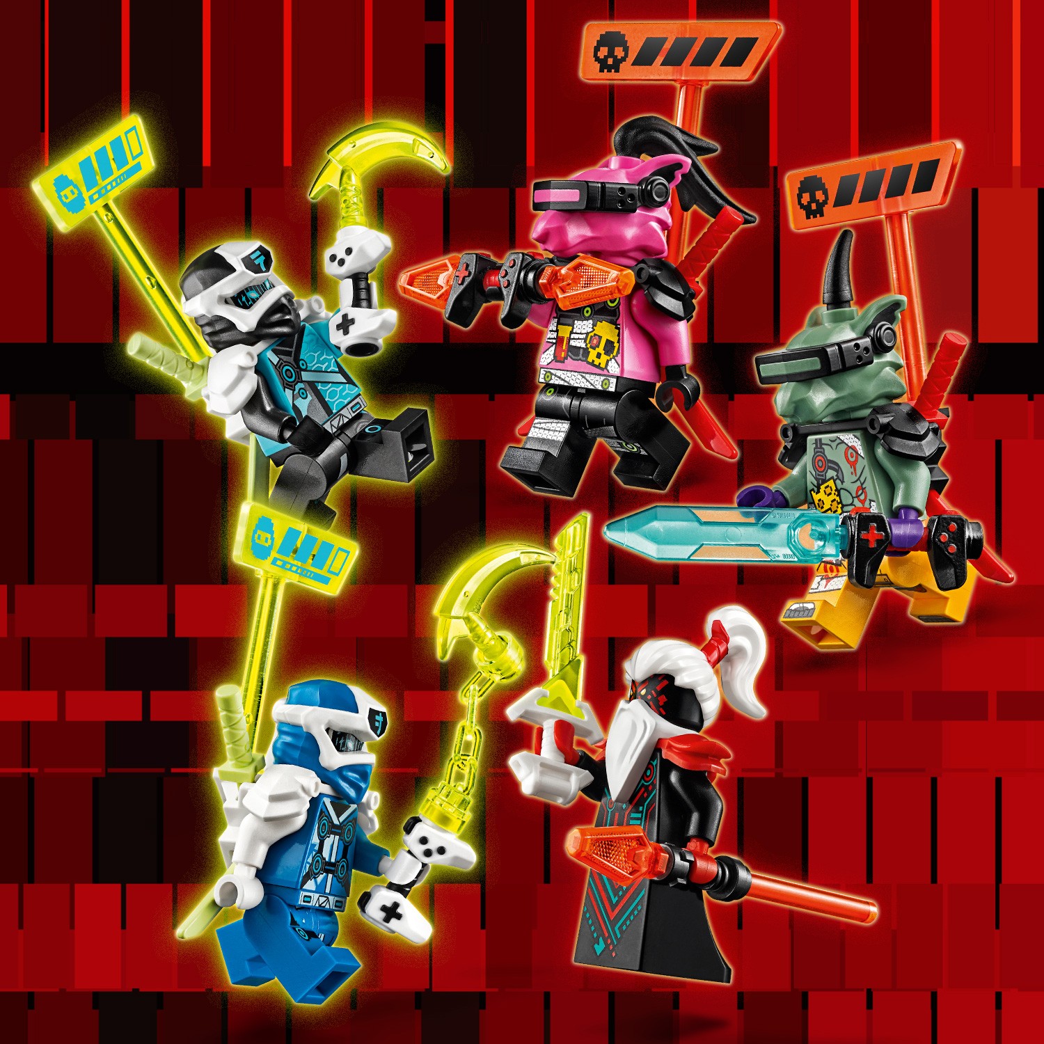 Конструктор LEGO NINJAGO Кибердракон Джея блочный - фото 18