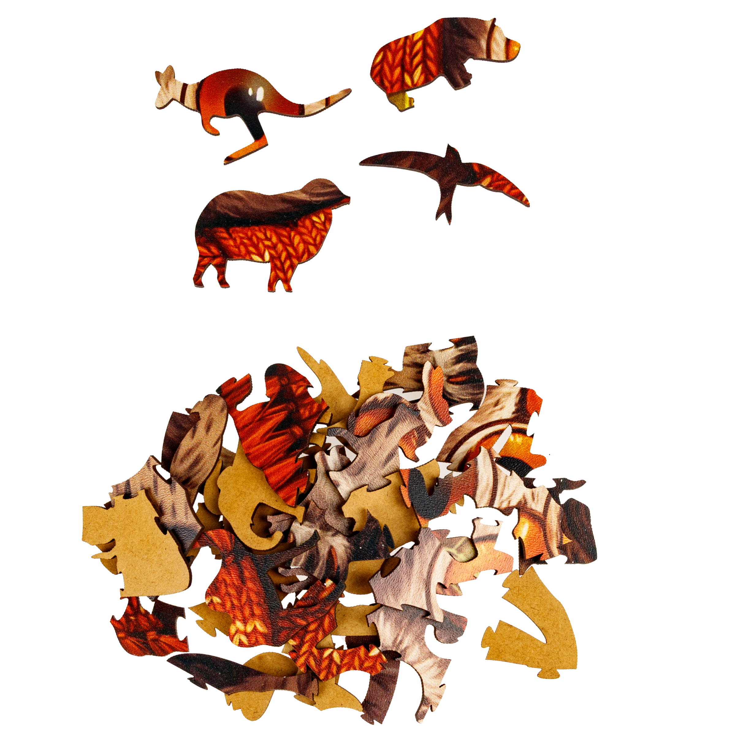 Пазл 1TOY с животными Совенок деревянный - фото 3