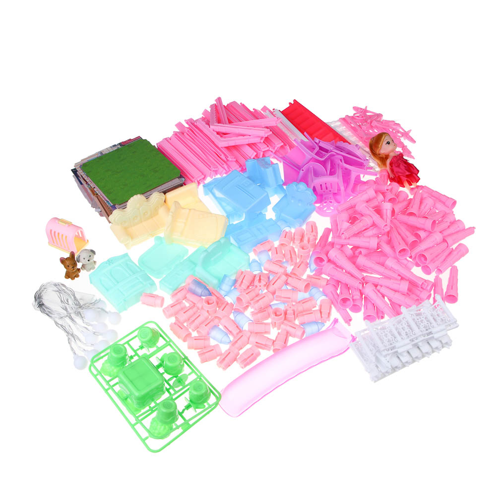 Домик для кукол Игроленд 66 см с мебелью 278-134 - фото 8