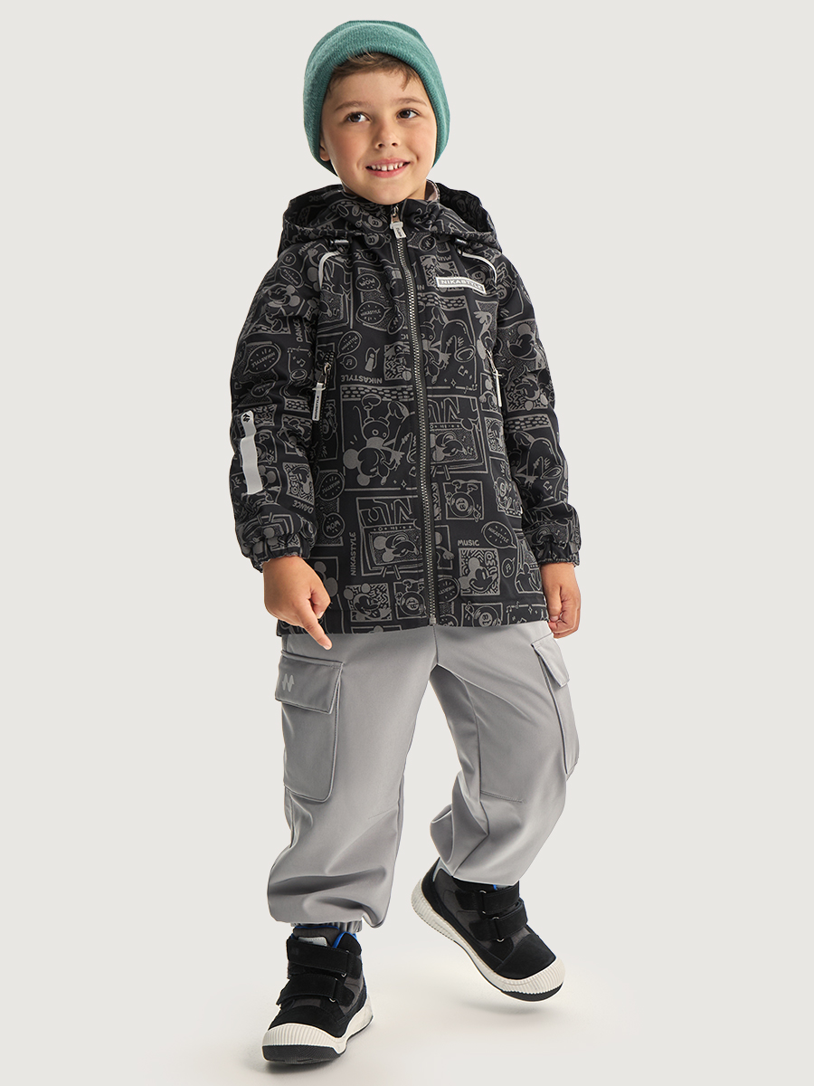 Ветровка NIKASTYLE 4л2326 антрацит - фото 3