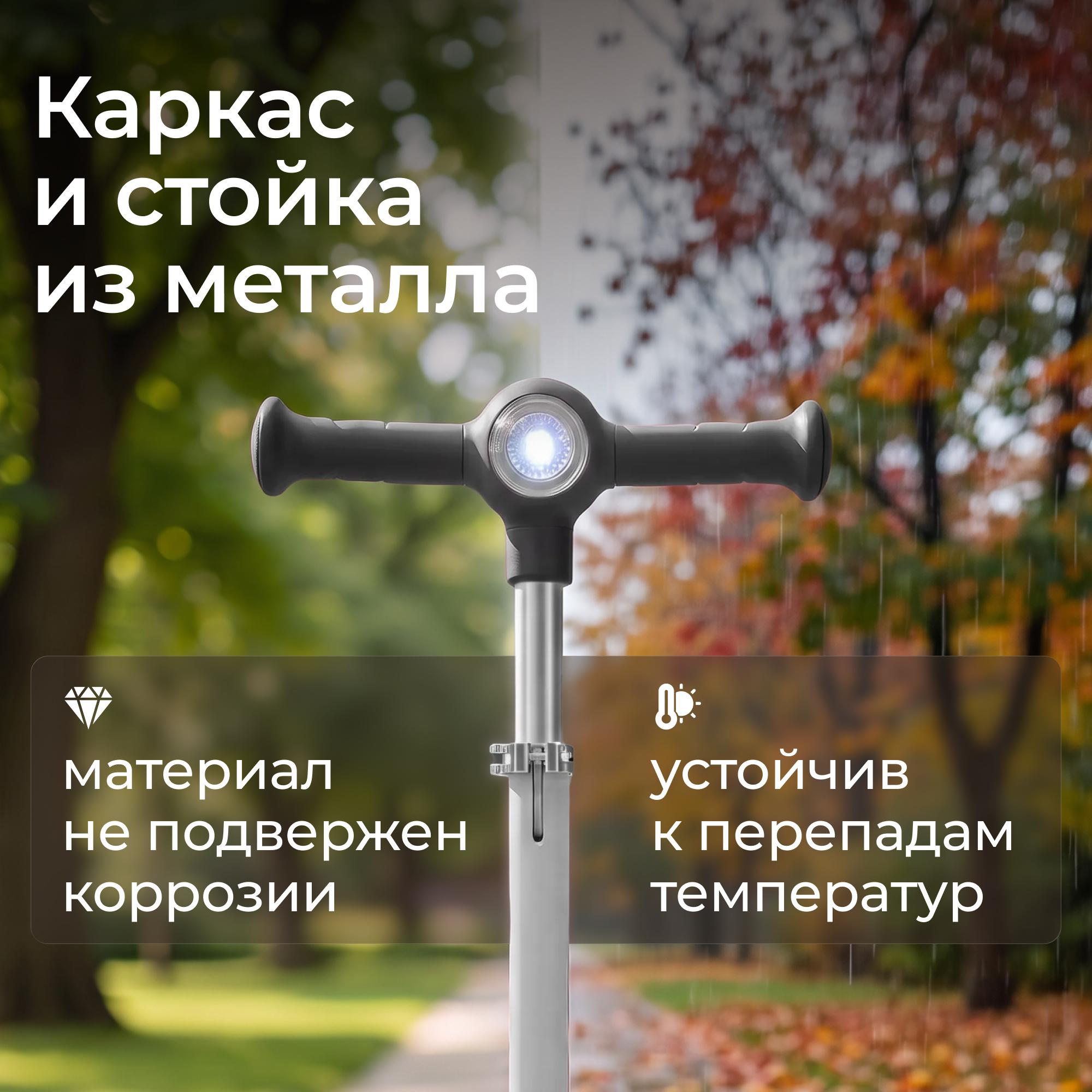 Самокат UNIX Kids трехколесный - фото 5