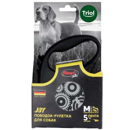 Рулетка для собак Triol Flexi Joy Motor лента М 5м до 25кг 11101014