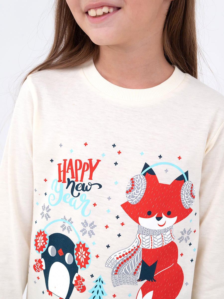 Пижама HappyFox HFLUNNG833молочный - фото 5