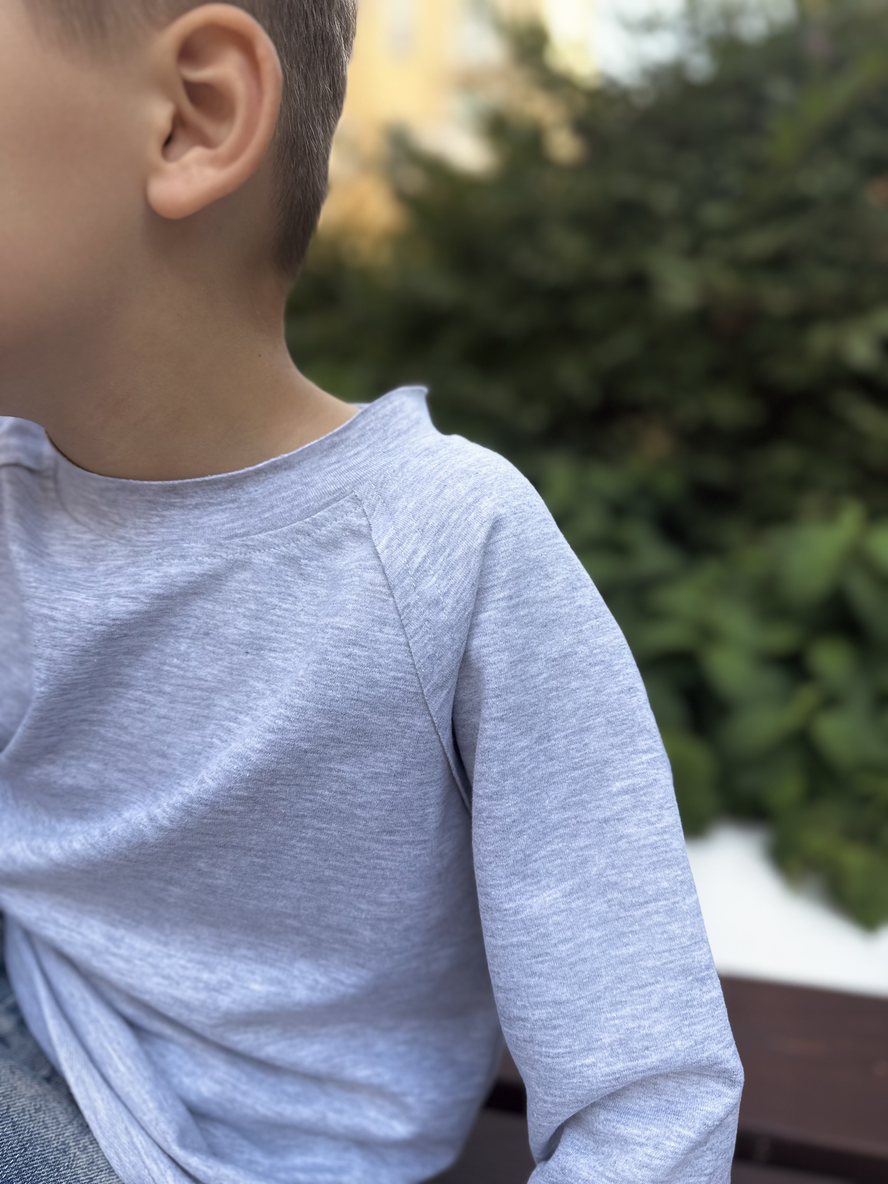 Лонгслив МОЛОДОСТЬ ГОВОРИТ меланжлонг - фото 2