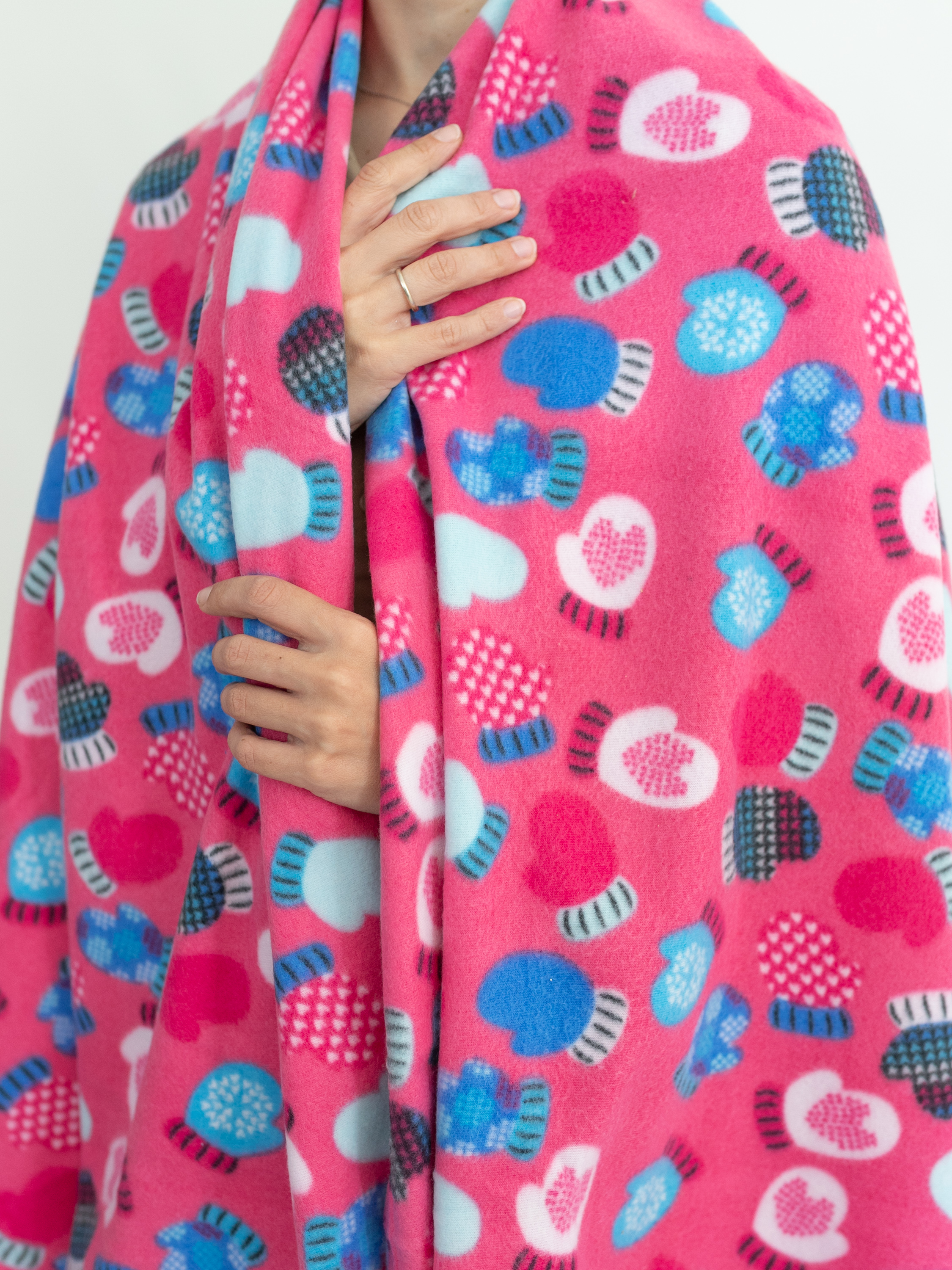 Плед Wellness WPLNY135-Зима_1 130 x 150 см флис - фото 11