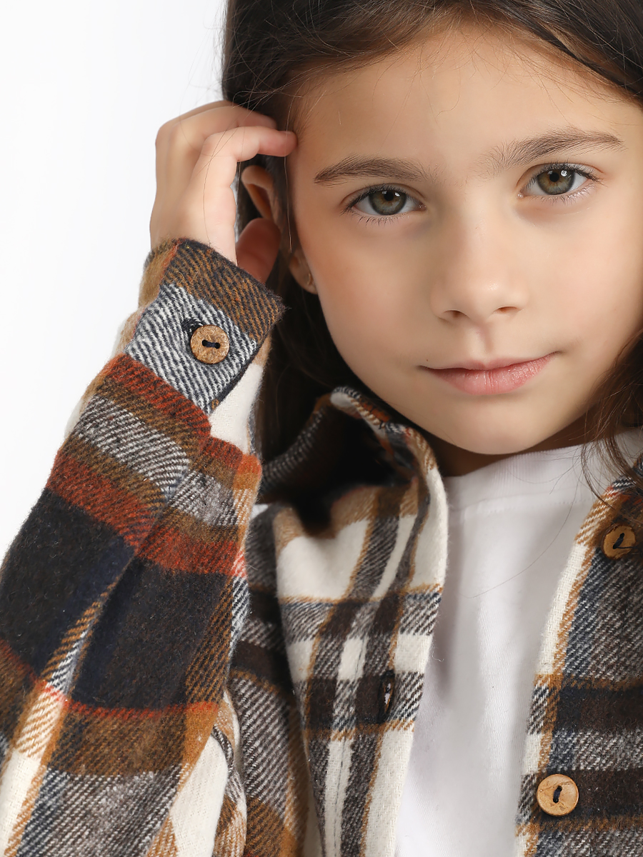 Рубашка Соль и Перец SP1510сине/коричневый - фото 7