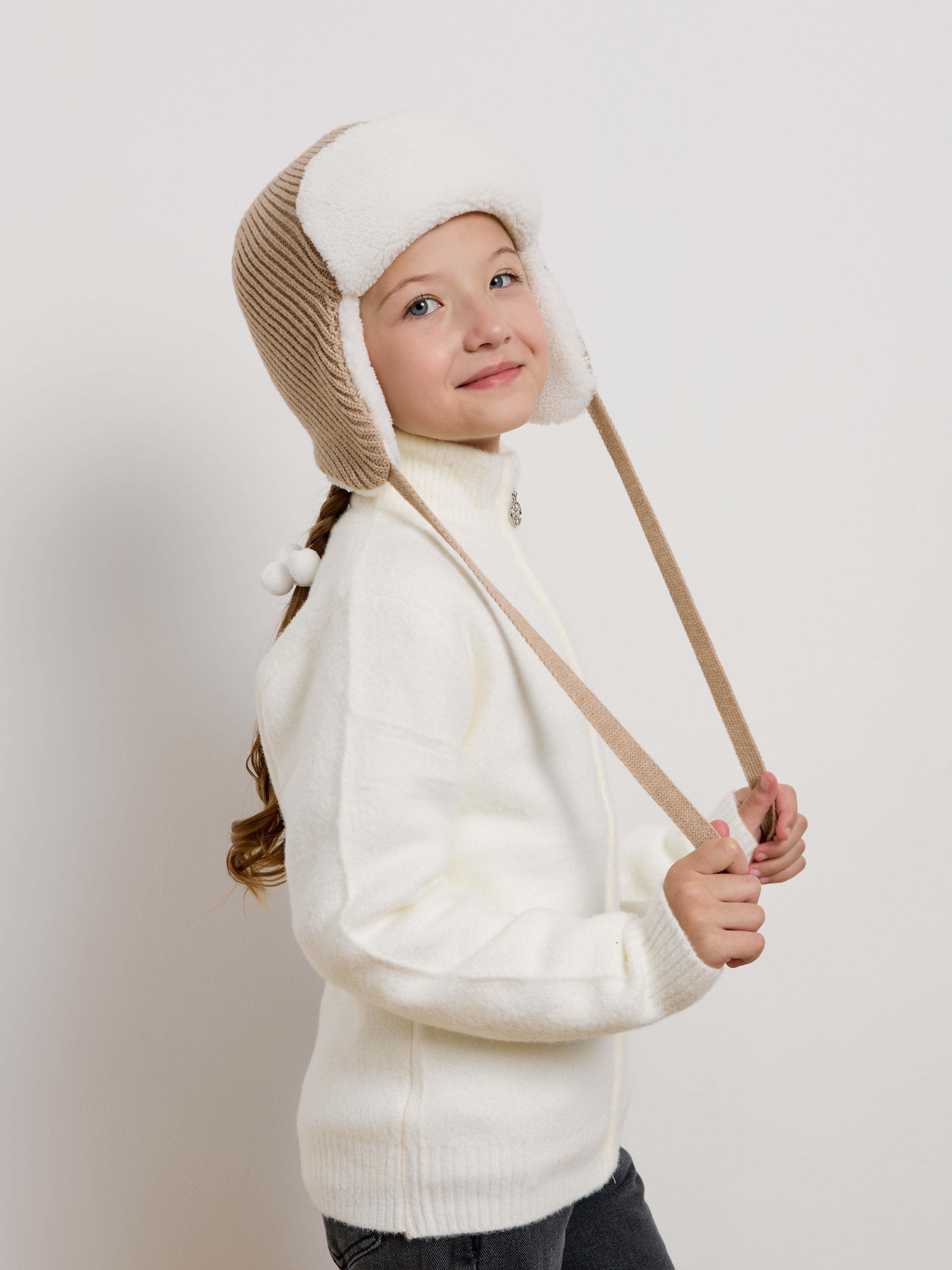 Шапка-ушанка Starkoff Kids Д301112 - фото 5