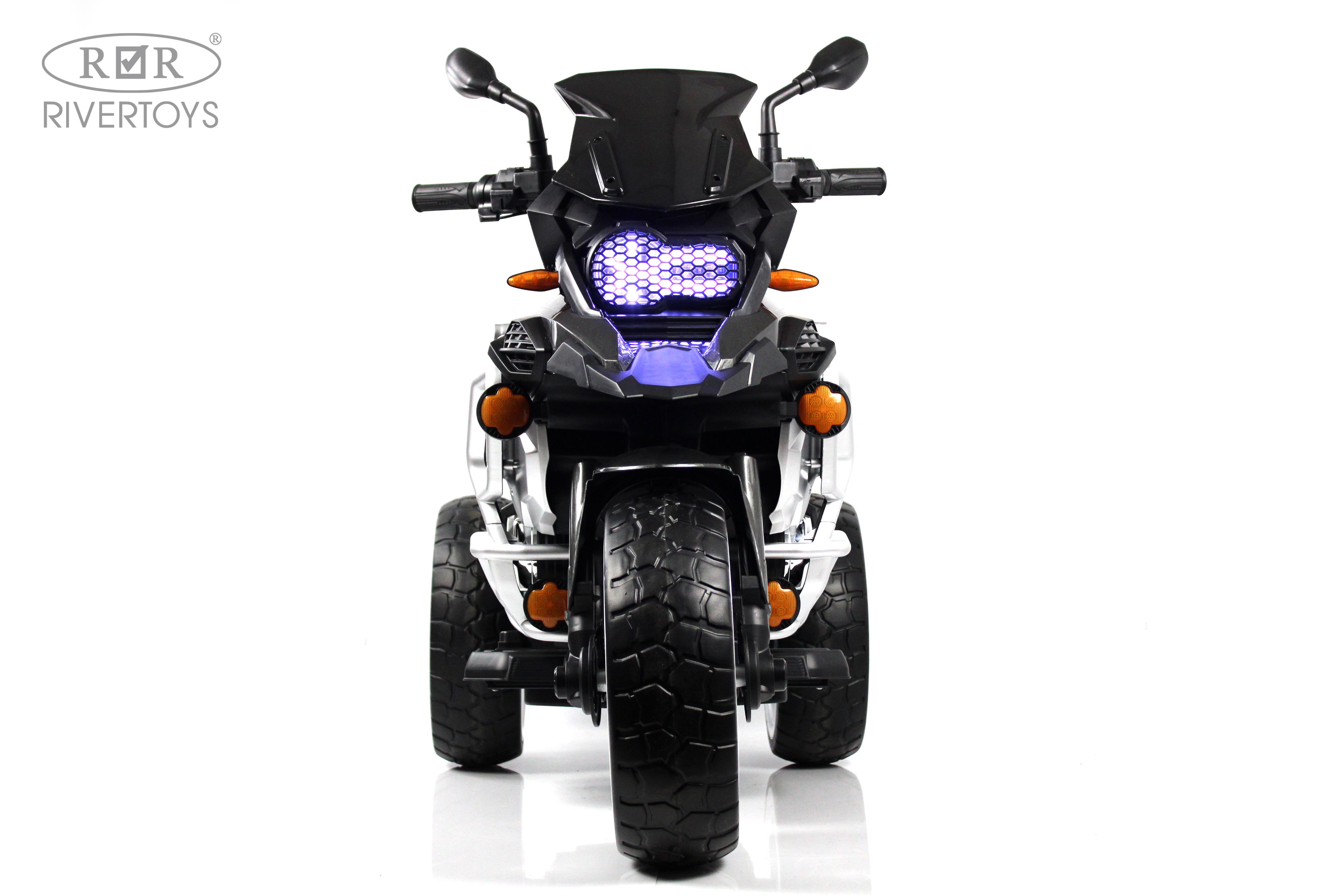 Электромотоцикл RIVERTOYS М111БХ-BLACK - фото 15
