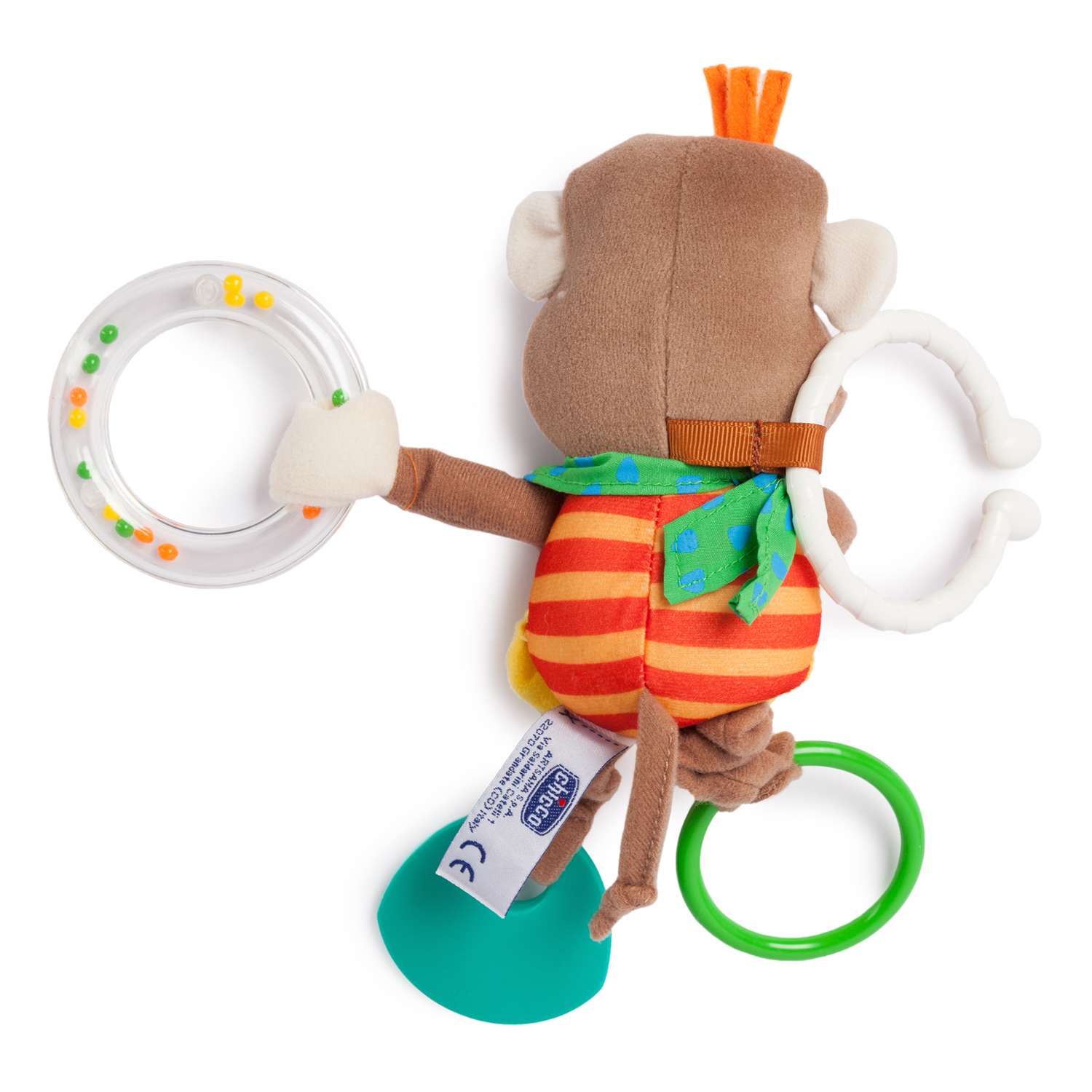 Игрушка Chicco погремушка Обезьянка - фото 6